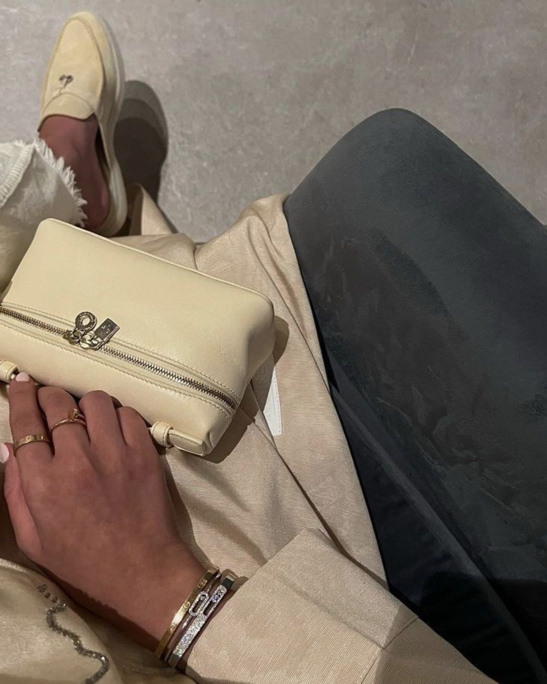 British Lunch Bag - Cognac Brown