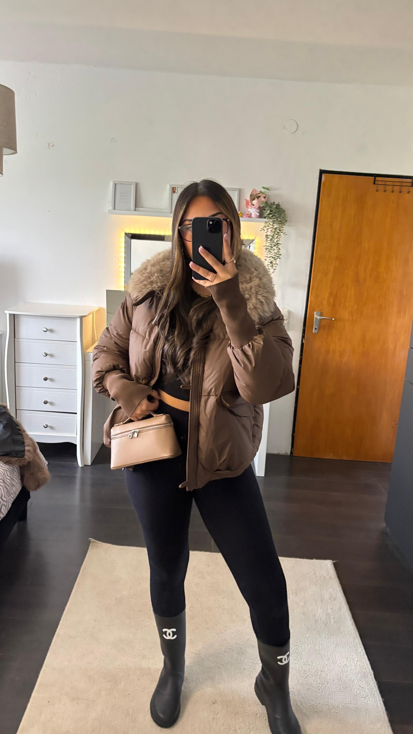 Puffer Faux Fur - "Stacy"