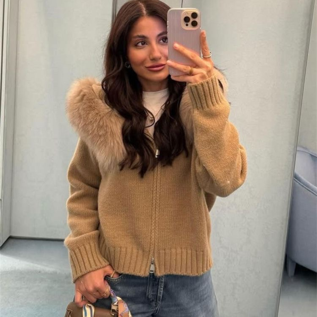 Cardigain Faux Fur - "Jolina"