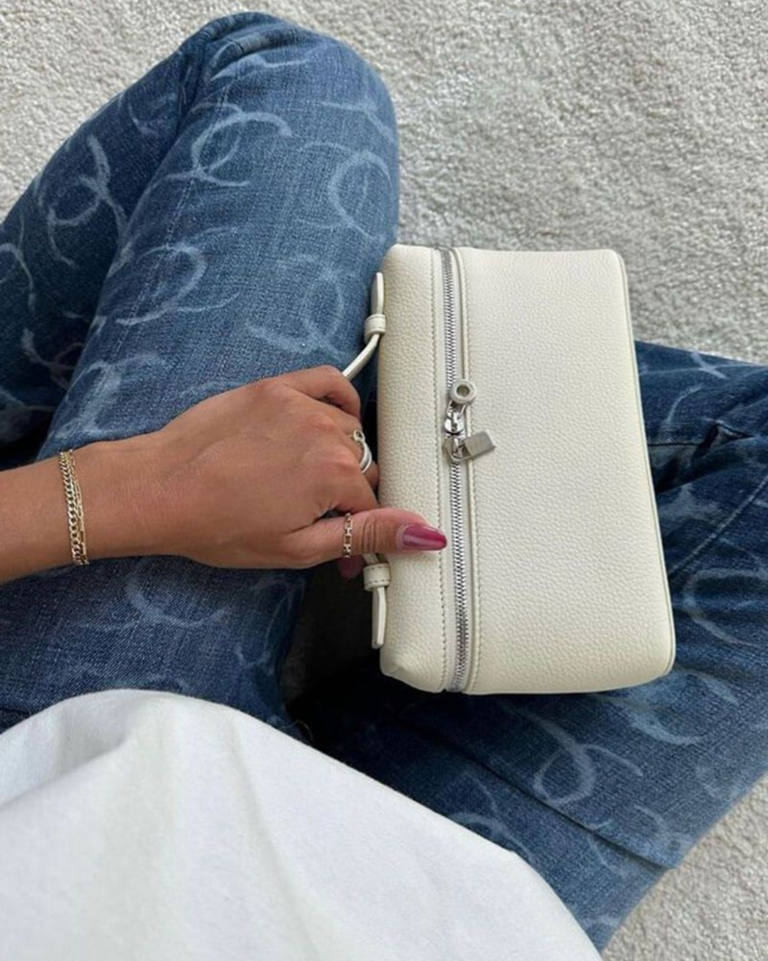 British Lunch bag - White