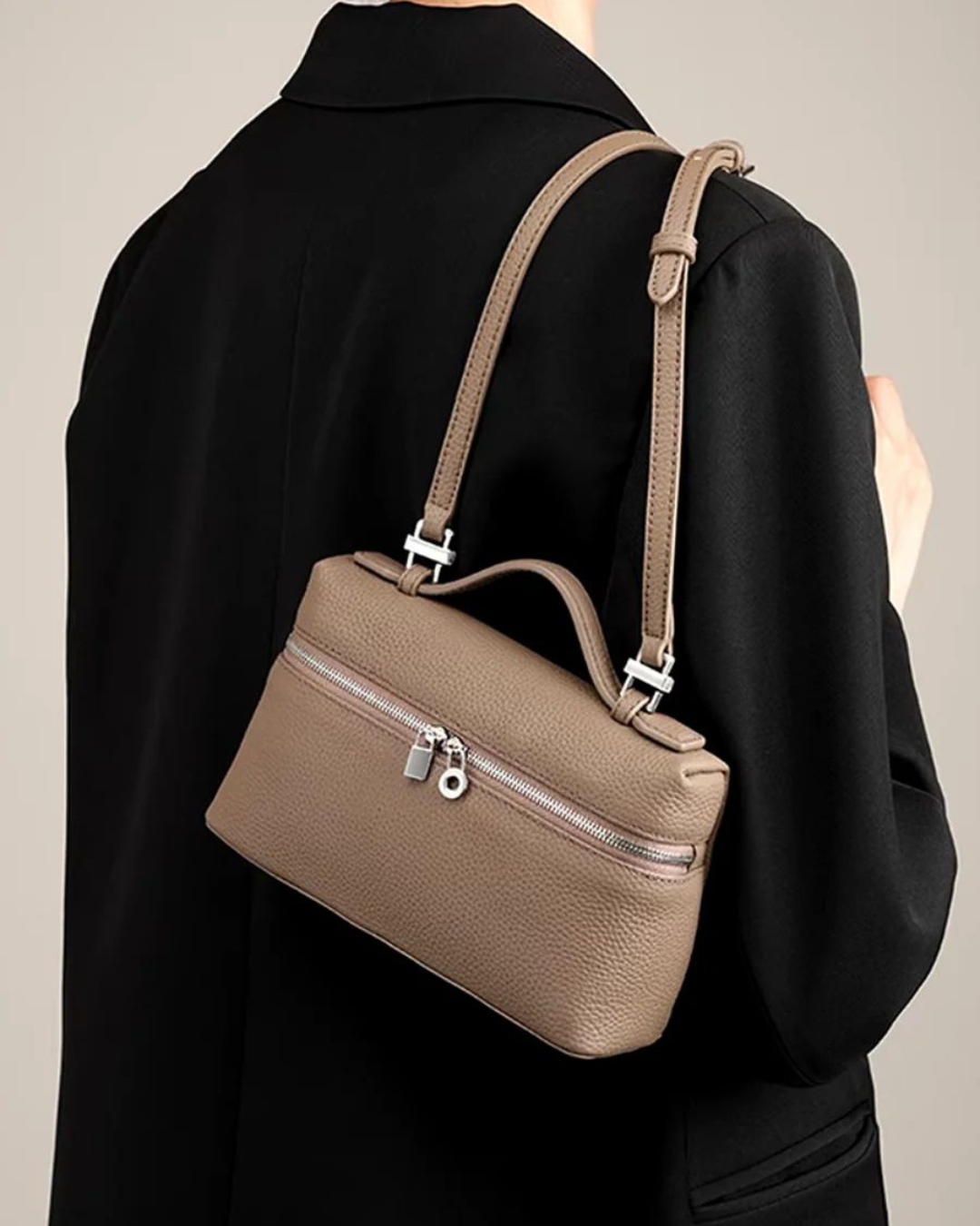 British Lunch Bag- Stone Blue