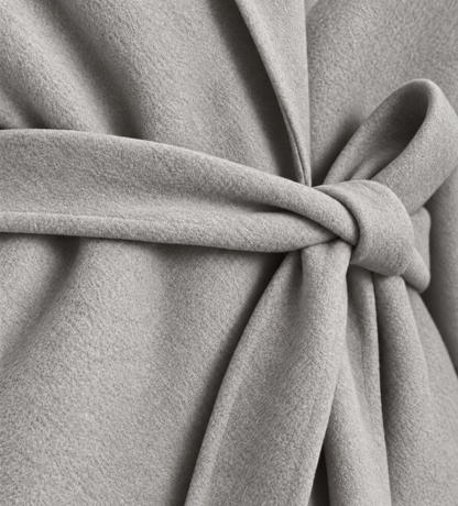 The "Mavie" Coat- Wolf Grey