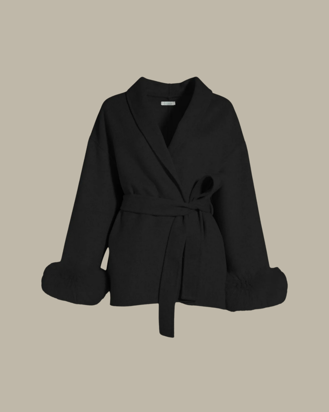 The "Mavie" Coat-  Black