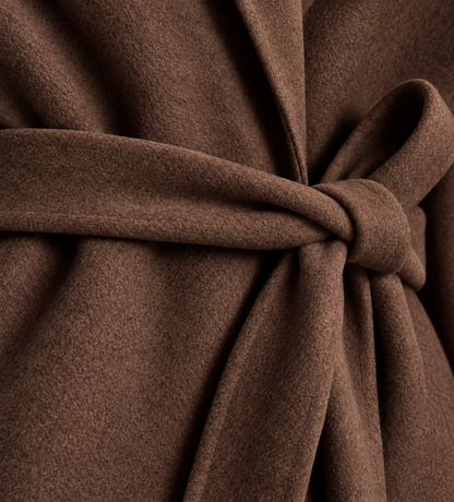 The "Mavie" Coat- Mocca Brown