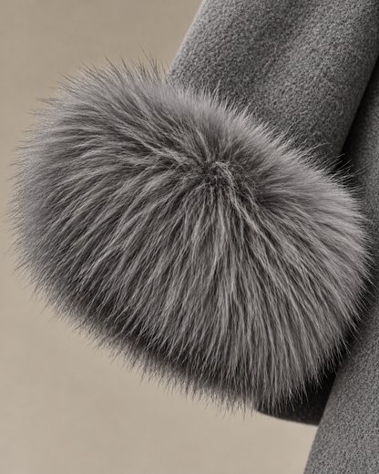 The "Mavie" Coat- Wolf Grey