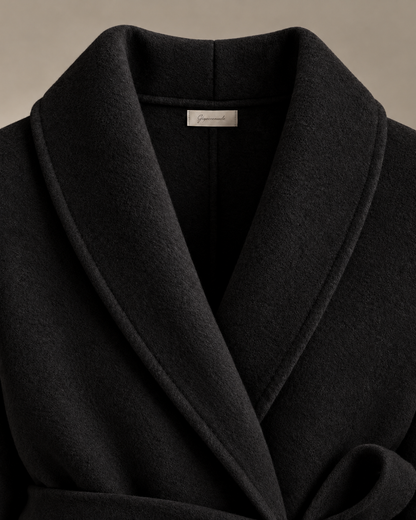The "Mavie" Coat-  Black