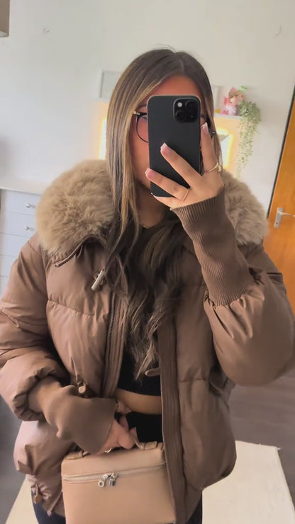 Puffer Faux Fur - "Stacy"