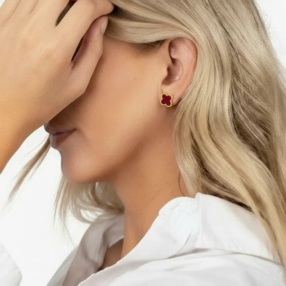 ATELIER Earring- Bordeaux
