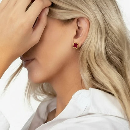 ATELIER Earring- Bordeaux